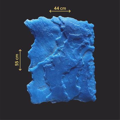 Silicone impression for decoration Stone texture (blue) W00011
