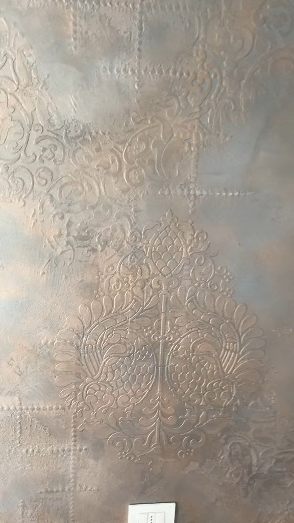 Stencils DFA set for decoration under plaster and paint (Damask 25 + Damascus 22 + Oriental 21) 0.3-1 mm (N00130)