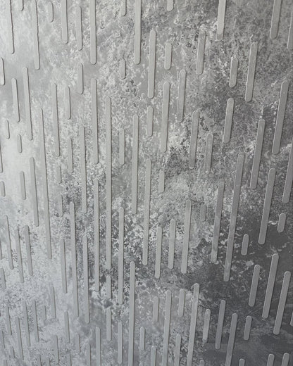 Modern design with stencil DFA Geometry for decorative plaster and paint 0.3-1 mm (G00012)