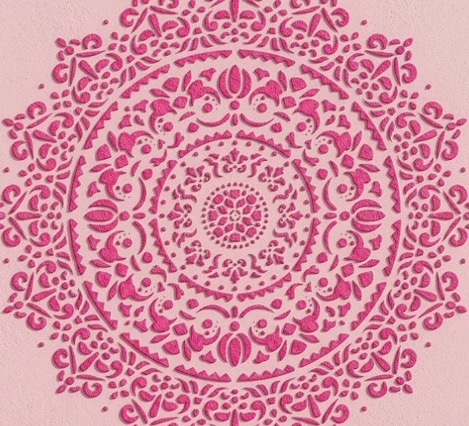Spectacular circular pattern with DFA stencil - simple, fast, stylish 0.3-1 mm (C00013)