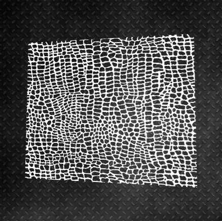 Create a luxurious design with the DFA Stencil Crocodile Skin 0.3-1mm (P00036)