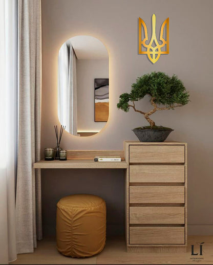 Our coat of arms is our pride: DFA Mirror Trident for modern Ukrainians (YA00015)