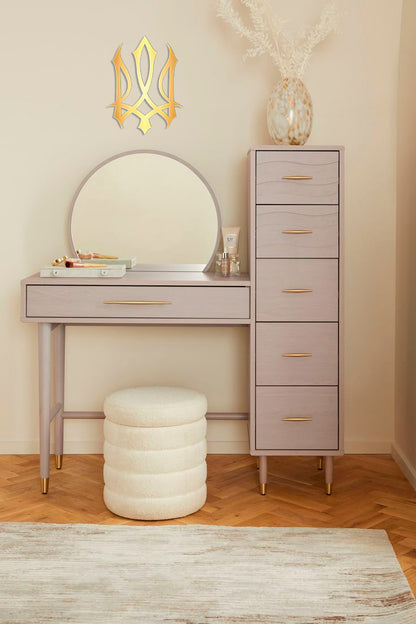 Exclusive decor: Mirror coat of arms of Ukraine from DFA for modern interiors (YA00012)