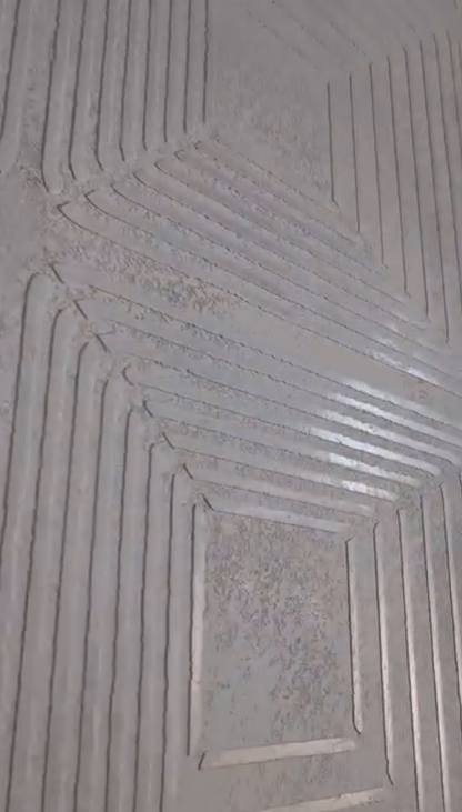 Geometric relief pattern for walls - stencil DFA Geometry 0.3-1 mm (G00105)