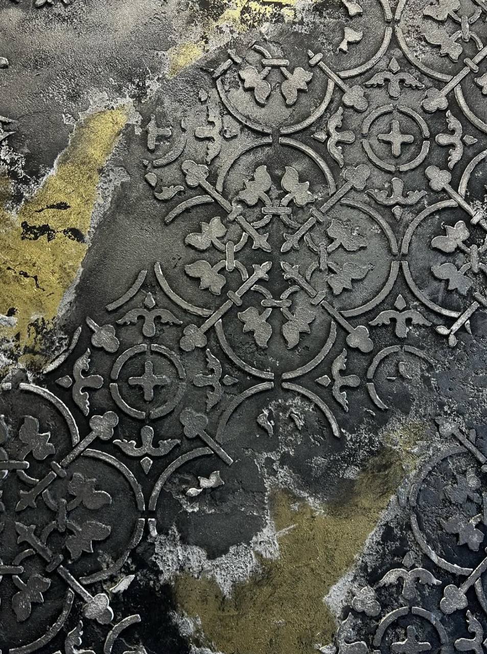 Oriental ornament for walls - sophisticated decor with stencil DFA 0.3-1 mm (V00006)