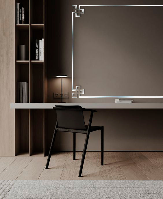 Create a unique interior with DFA Mirror Decor Corner Pattern 2pcs/4pcs (YA00036)
