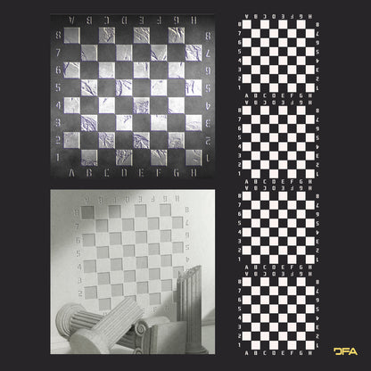 Stencil DFA Checkerboard for plaster and paint 0.3-1mm (X00112)