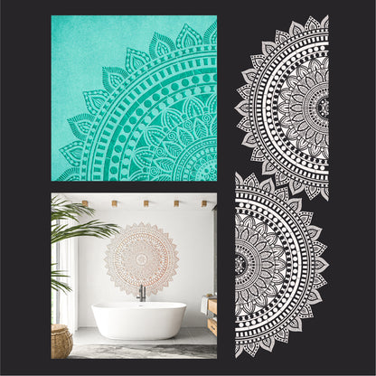Round mandala pattern DFA – decorate your interior easily and quickly 0.3-1 mm (С00133)