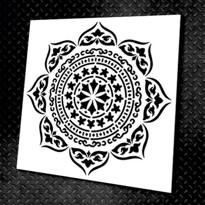 Stencil DFA reusable Round pattern 49 for plaster and paint 0.3-1mm (C00049)