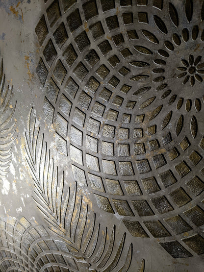 Stencil DFA reusable Round pattern 15 for plaster and paint 0.3-1mm (С00015)