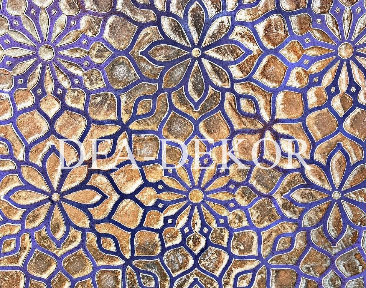 Stencil for decoration DFA square pattern, for putty and paint, 0.3-1mm (K00019)