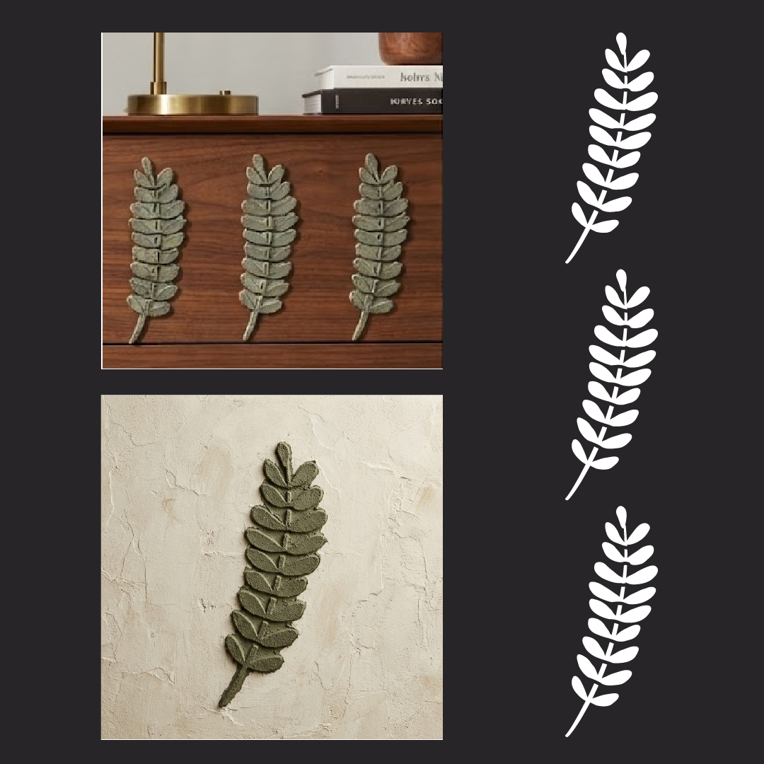 DFA "Flower" Stencil for Decoupage on Interior Decor Items (P00211)