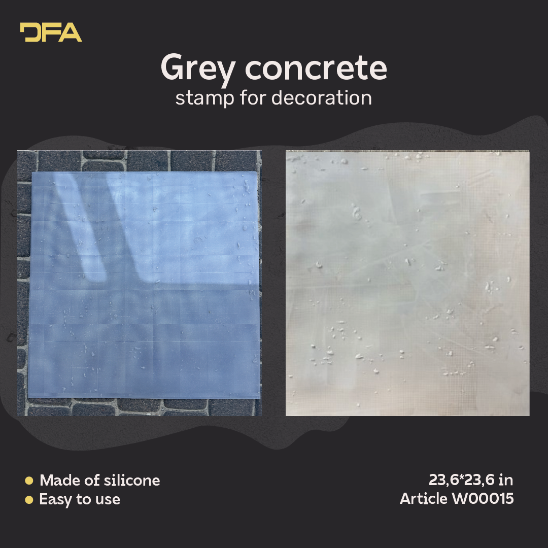 Silicone mold for decor Concrete gray W00015