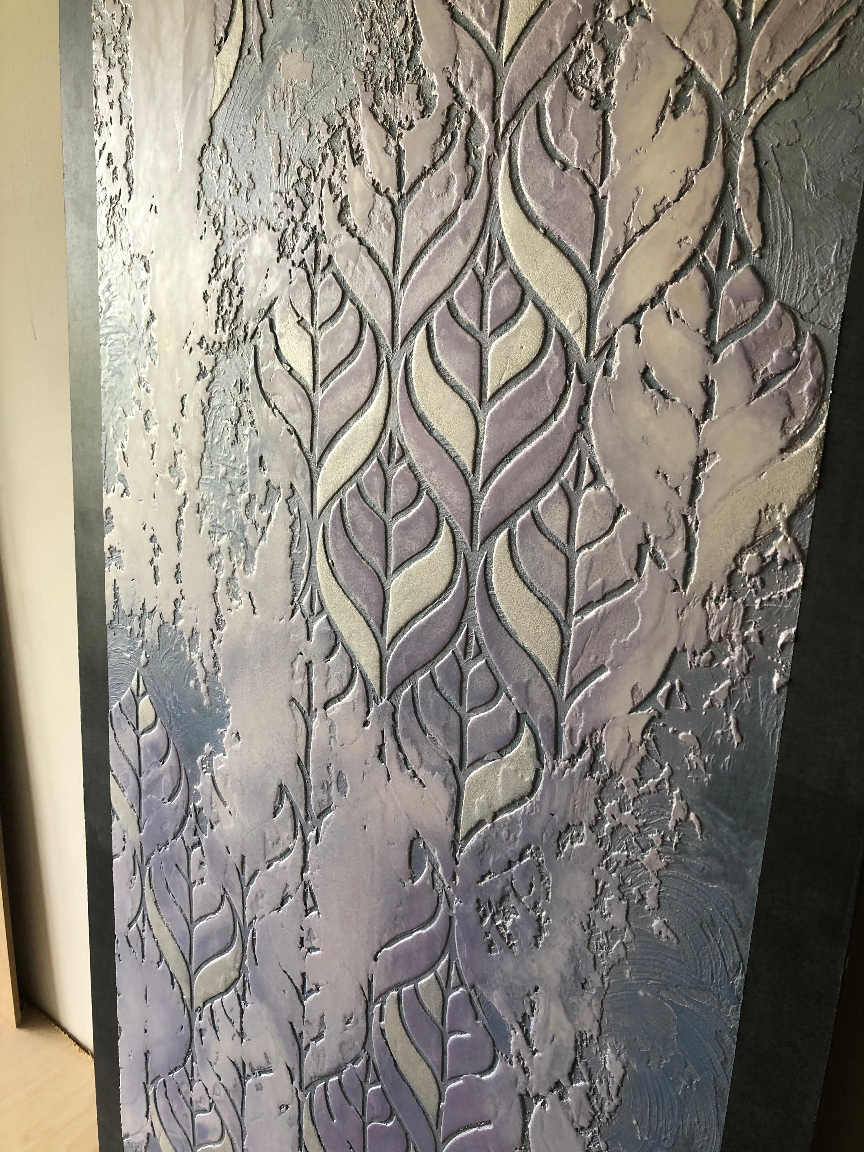 Plant patterns on the walls - stencil DFA Nature for your design 0.3-1 mm (P00001)