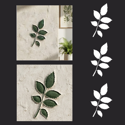 DFA "Flower" Stencil for Decoupage on Interior Decor Items (P00201)