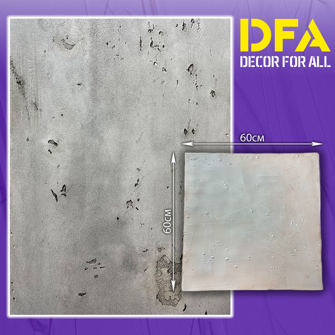 Silicone impression for decor Concrete gray W00015