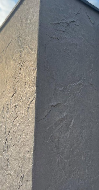Silicone impression for decoration Stone texture 2 (black) W00027