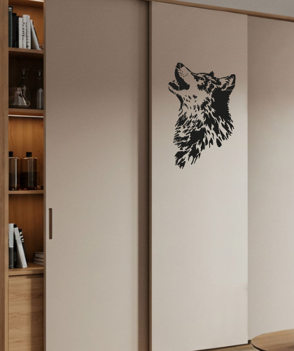 DFA Wolf Stencil – create a sense of lightness in your interior. Thickness 0.3–1 mm (J00079)