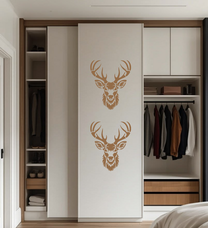 DFA "Deer" Stencil — add a sense of lightness to your interior. Thickness: 0.3–1 mm (J00081)