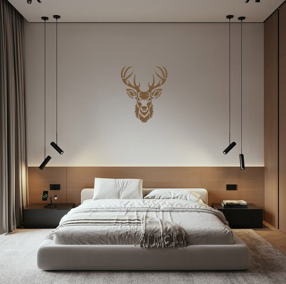 DFA "Deer" Stencil — add a sense of lightness to your interior. Thickness: 0.3–1 mm (J00081)