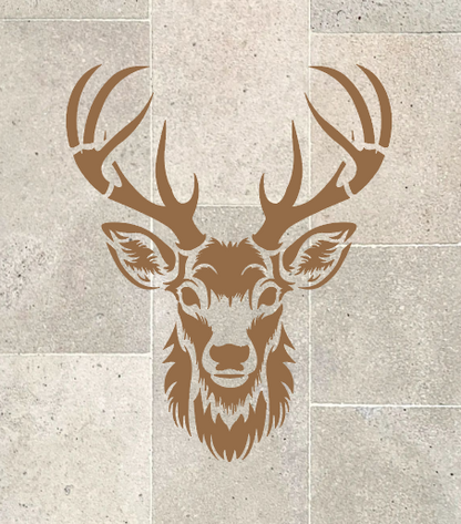DFA "Deer" Stencil — add a sense of lightness to your interior. Thickness: 0.3–1 mm (J00081)