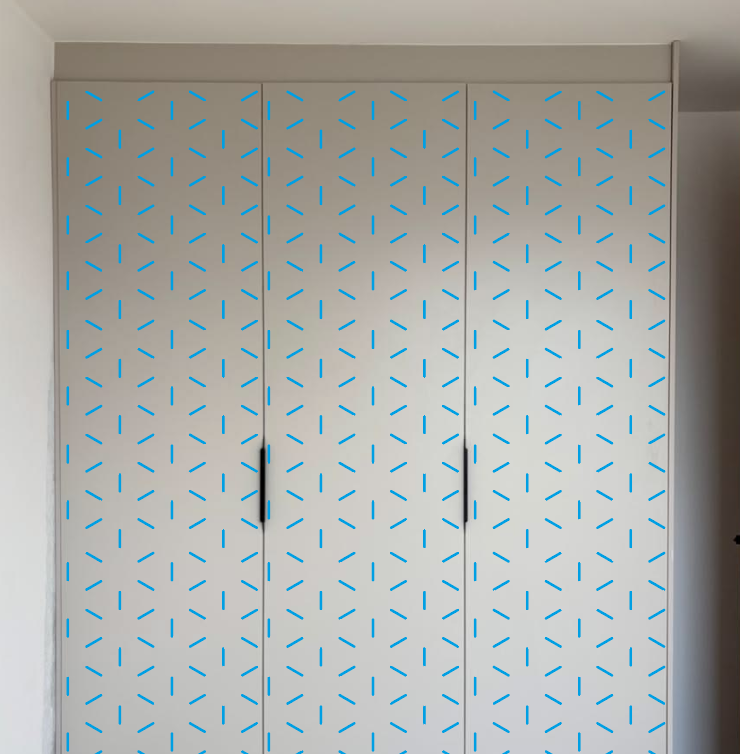 Create modern art decor with the DFA Loft stencil (0.3–1 mm, L00063)