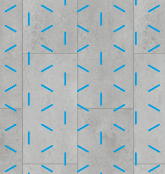 Create modern art decor with the DFA Loft stencil (0.3–1 mm, L00063)