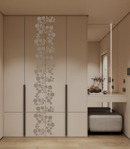 Create modern art decor with the DFA Loft stencil (0.3–1 mm, L00067)
