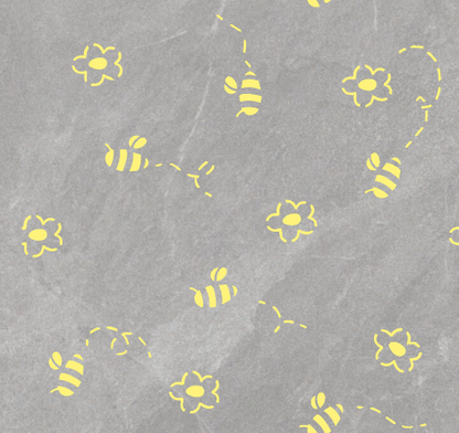 Bees on the walls – a magical atmosphere for a child's room with DFA 0.3–1 mm (E00099)
