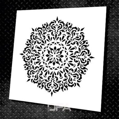 Round patterns DFA - inspiration for an accent wall 0.3-1 mm (С00004), 1 mm - Under plaster