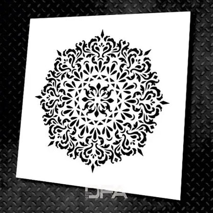 Round patterns DFA - inspiration for an accent wall 0.3-1 mm (С00004-d), 1 mm - Under plaster