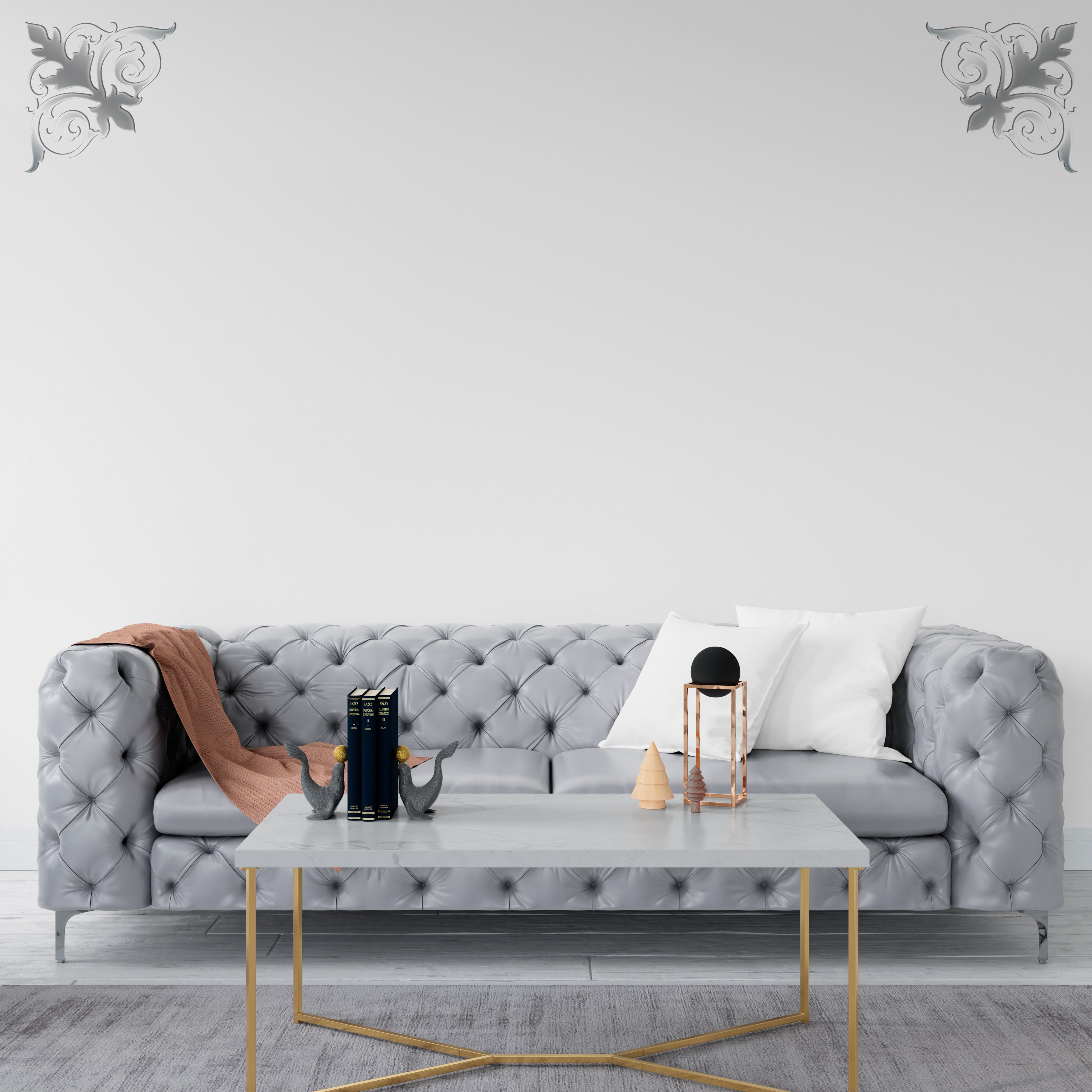 Create a spectacular accent with DFA Mirror Decor Corner Pattern 2pcs/4pcs (YA00039)
