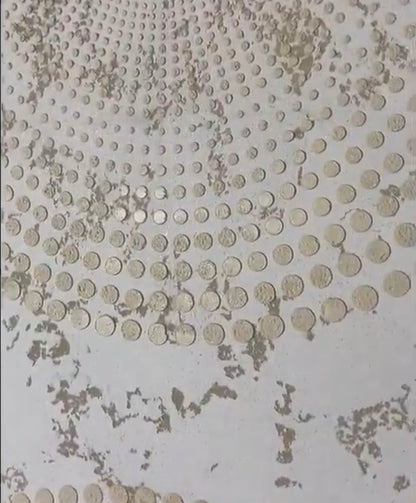 Inspiration in the details: DFA stencil Round pattern for true connoisseurs of style 0.3-1 mm (C00016-d)
