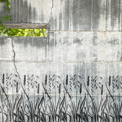 Stencil DFA for walls Grass 1 for plaster and paint 0.3-1mm (P00125)