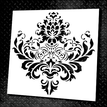Stencil for decoration DFA Royal Damascus, for putty and paint, 0.3-1mm (D00019)