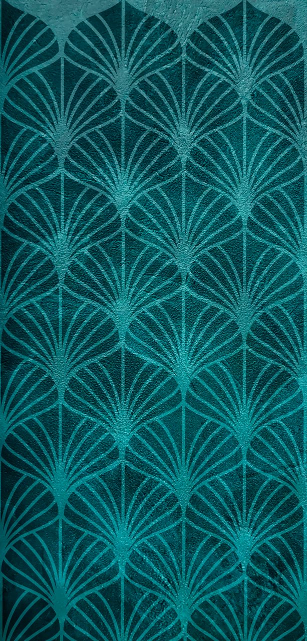 Reusable stencil DFA for decorative plaster and paint Oriental pattern 0.3-1mm (V00052)