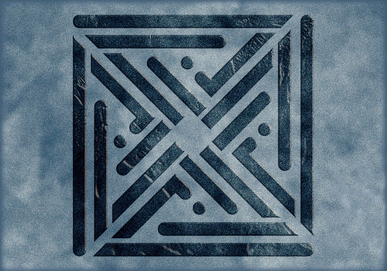 Update your interior with the DFA Square Pattern stencil – easy and effective 0.3-1 mm (K00132)