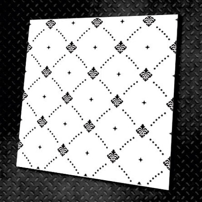 Stencil DFA for wall decoration, for plaster and paint 0.3-1mm (V00012), 1mm - Under plaster