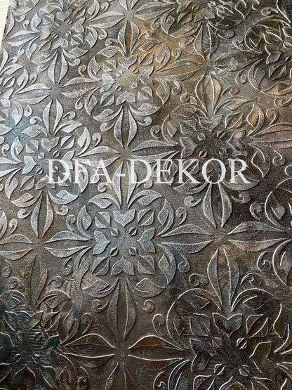 Quality stencil for decoration DFA square pattern, for putty and paint, 0.3-1mm (K00021)