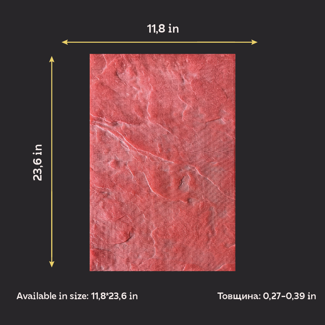 Silicone impression for decoration Ceramogranit 3 (red) W00008