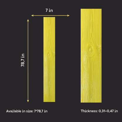 Silicone impression for decoration Tree 5 (yellow) W00025