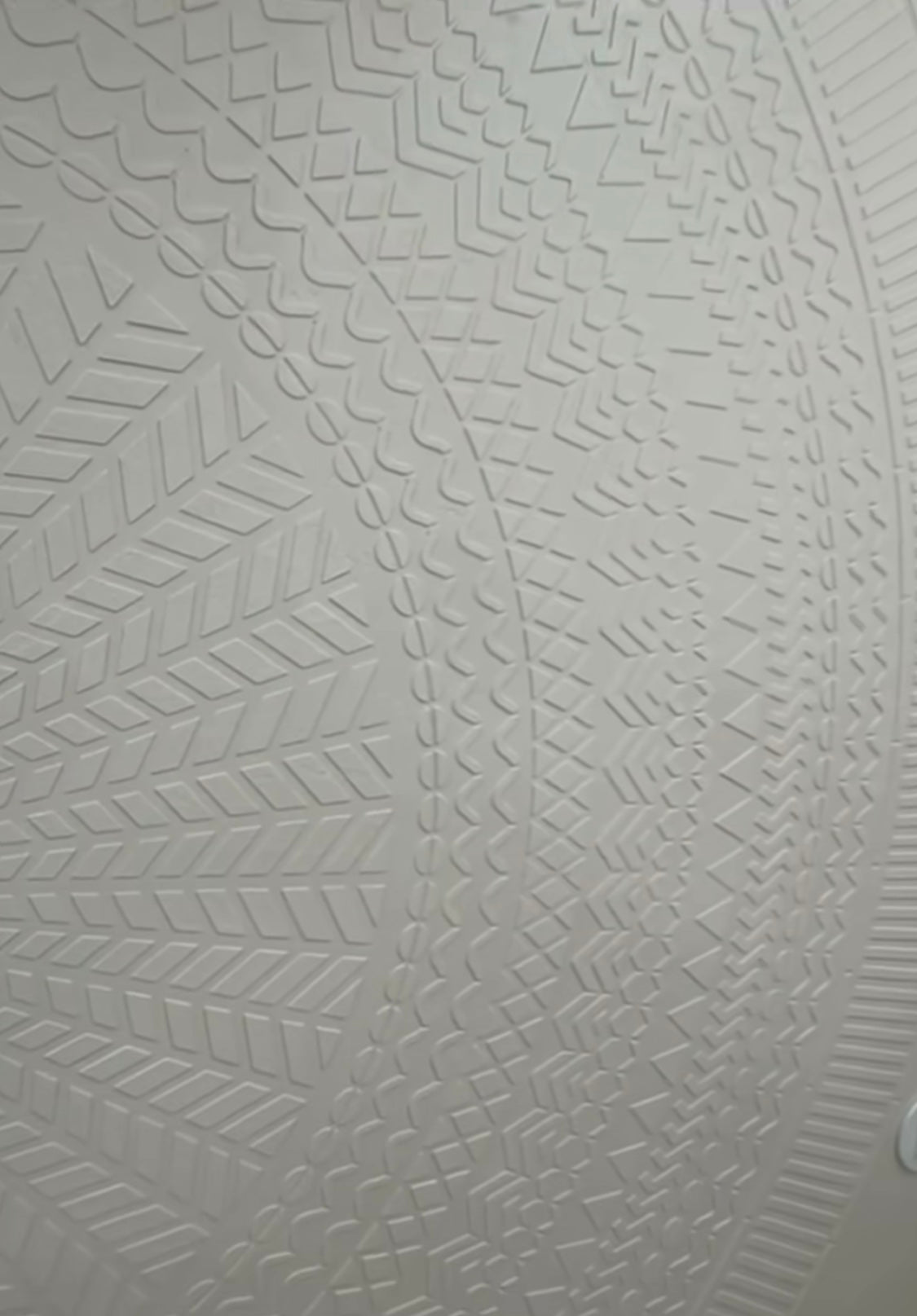 Stencil DFA reusable Round pattern for plaster and paint 0.3-1 mm (С00111)
