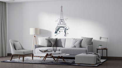 Stencil DFA Eiffel Tower for plaster and paint 0.3-1mm (X00125)