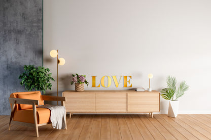 Stylish accent LOVE: DFA mirror decor for modern interior (YA00019)