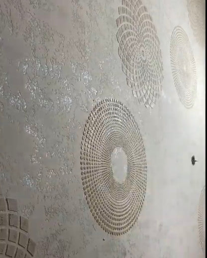 Stencil DFA reusable Round pattern 16 for plaster and paint 0.3-1mm (С00016)