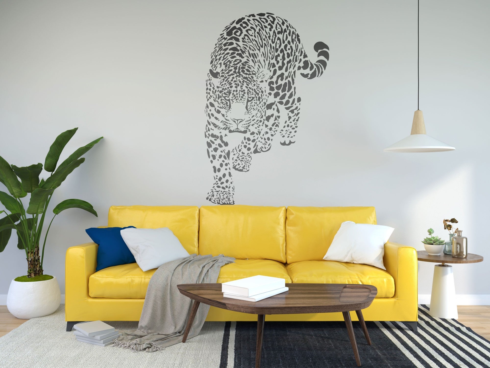 DFA Stencil Tiger reusable for decorative plaster and paint 0.3-1mm (J00019)