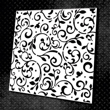 Quality stencil for decoration DFA oriental pattern, for putty and paint, 0.3-1mm (V00018)
