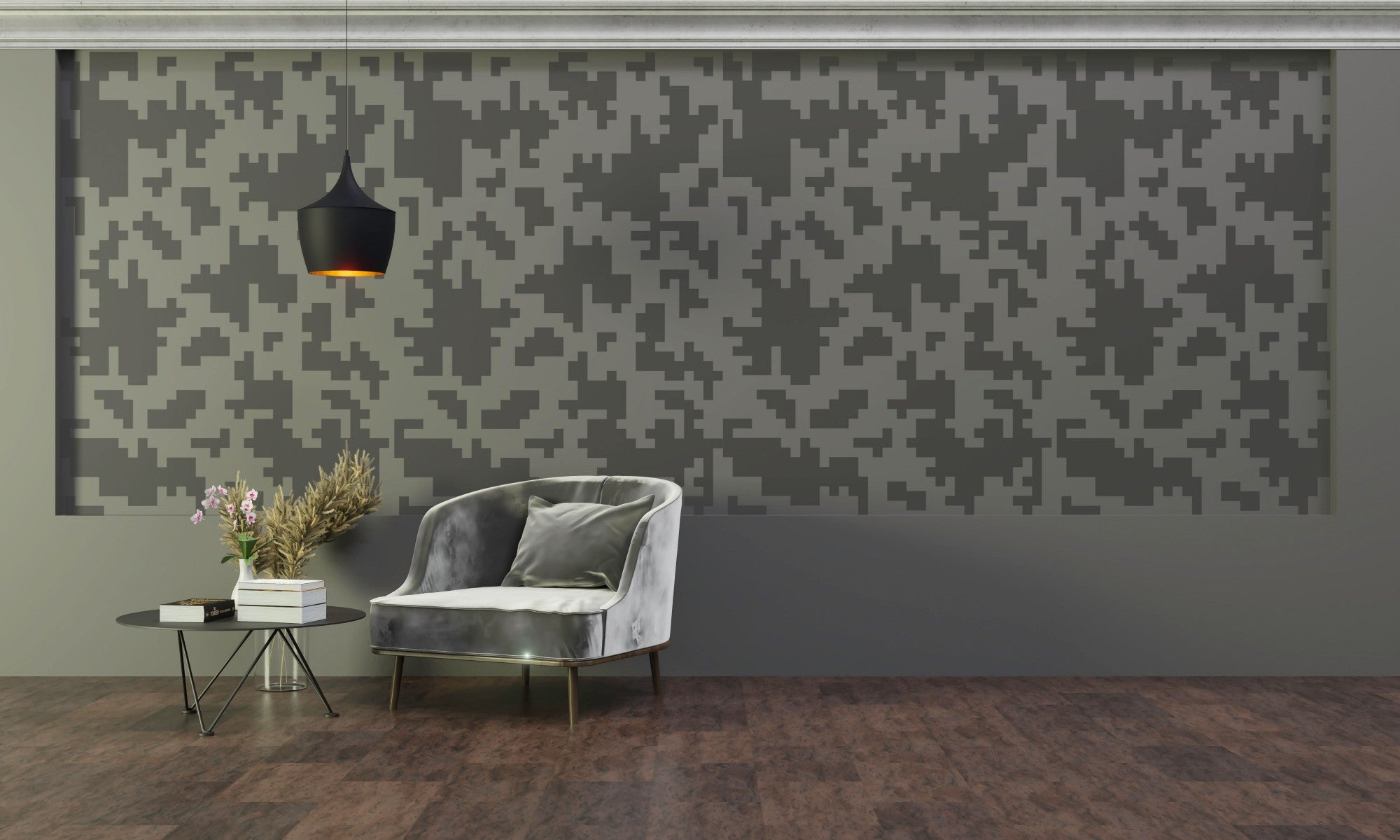 Stencil DFA Camouflage 4 stencil for putty and paint 0.3-1mm (X00023)