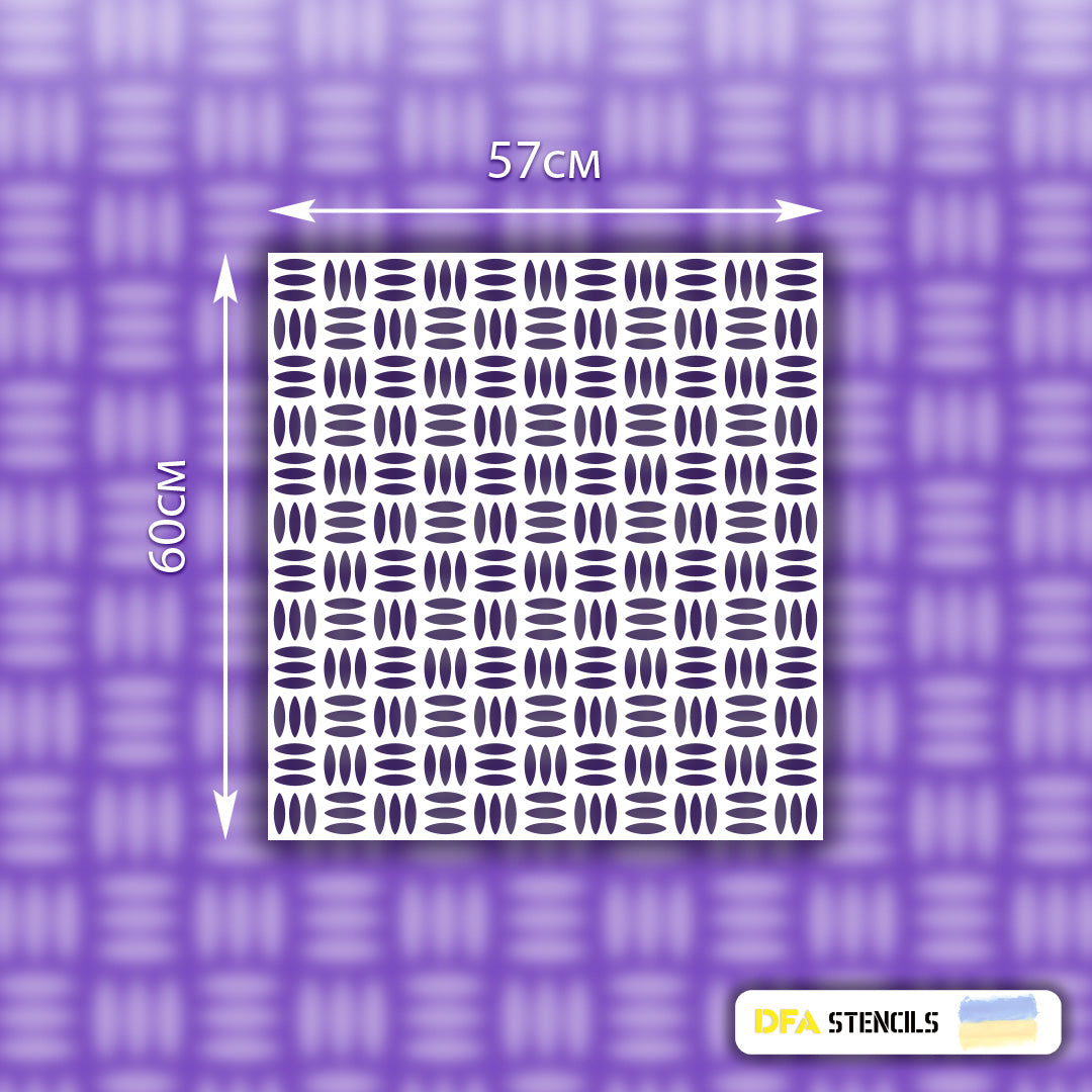 Reusable stencil DFA for decorative plaster Loft 23 (L00023)