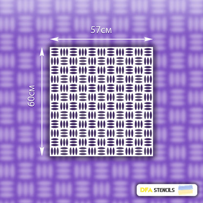 Reusable stencil DFA for decorative plaster Loft 23 (L00023)